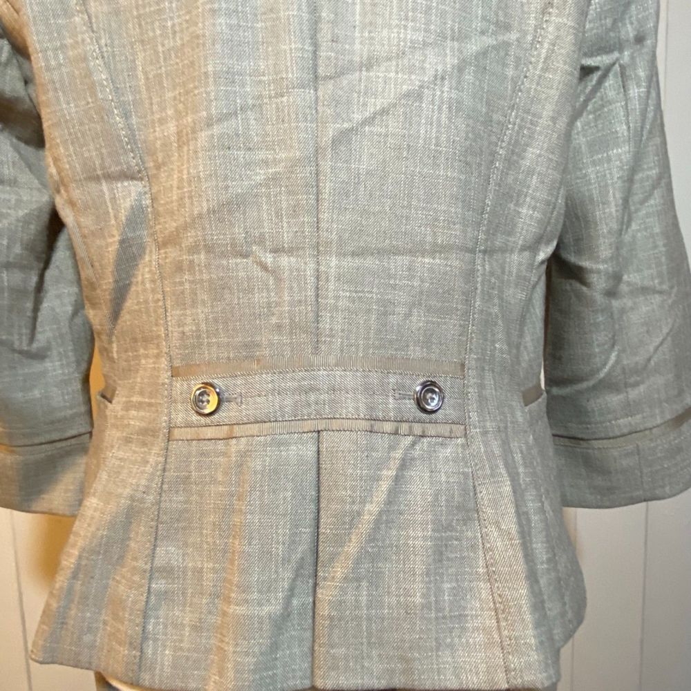 White House Black Market Legacy Suit Size 12 Light Brown - Picture 4 of 12